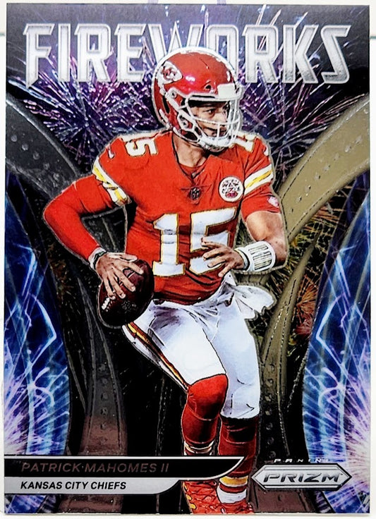 2021 Panini Prizm Fireworks Patrick Mahomes II #F-15 Chiefs