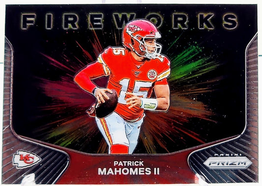 2020 Panini Prizm Fireworks Patrick Mahomes II #5 Chiefs