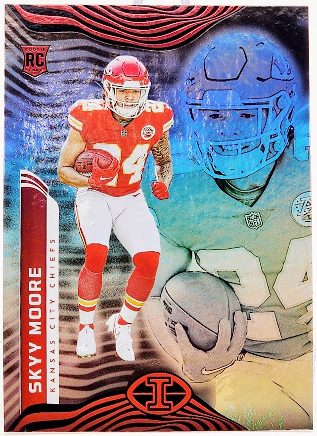 2022 Panini Illusions Skyy Moore Rookie #45 Kansas City Chiefs RC