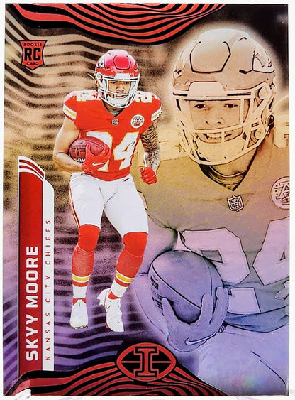 2022 Panini Illusions Skyy Moore Rookie #45 Kansas City Chiefs RC