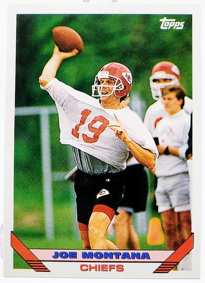 1993 Topps Joe Montana #200 Kansas City Chiefs