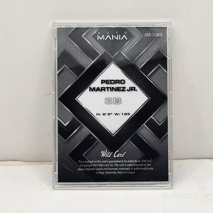 2023 Wild Card Auto Mania 2/15 Pedro Martinez Jr. #AM-SQ60 Detroit Tigers