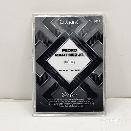 2023 Wild Card Auto Mania 2/15 Pedro Martinez Jr. #AM-SQ60 Detroit Tigers