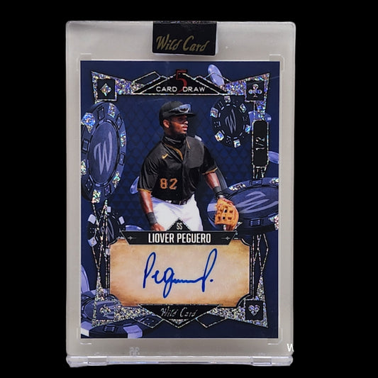 2023 Wild Card 5 Card Draw Auto 1/2 Liover Peguero #5CDM-43 Pirates
