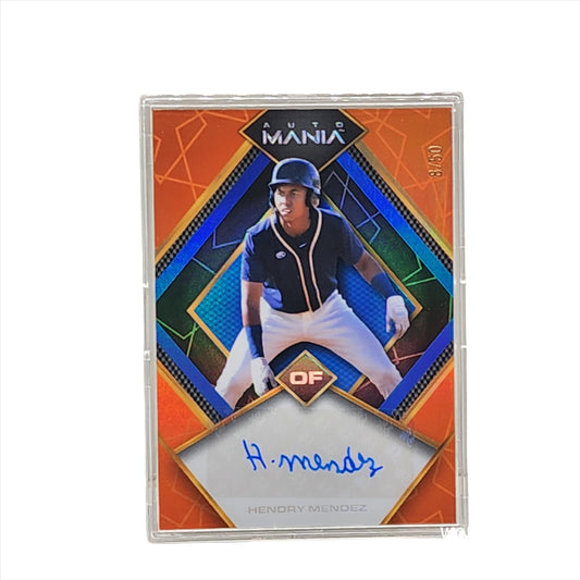 2023 Wild Card Auto Mania 8/50 Hendry Mendez #AM-D25 Phillies