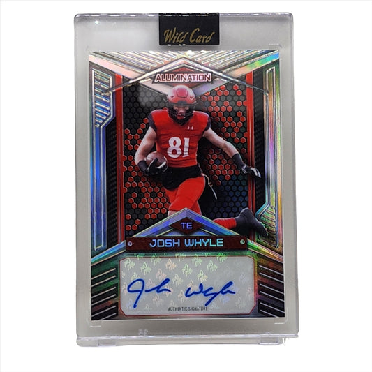 2022 Wild Card Alumination Auto 59/75 Josh Whyle #AB-75 Cincinnati Bearcats
