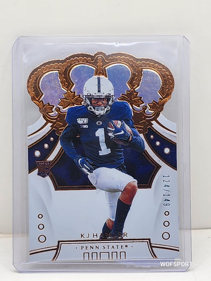 2020 Crown Royals 124/149 KJ Hamler Rookie #33 Penn State