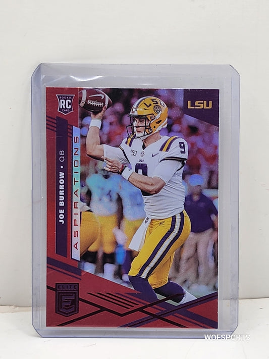 2020 Panini Chronicles Draft Pick Elite Red Rookie Joe Burrow #1 LSU
