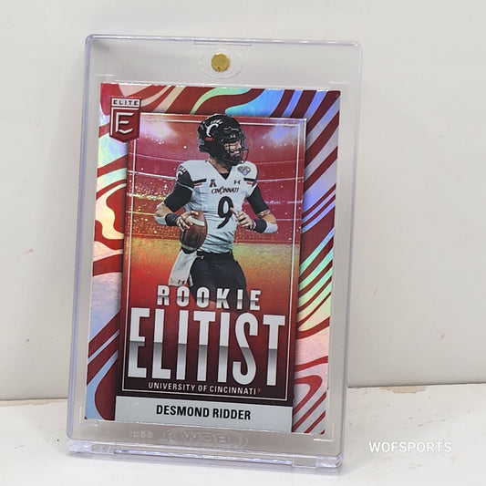 2022 Panini Donruss Elite Rookie Elitist Desmond Ridder #RE-5 Cincinnati