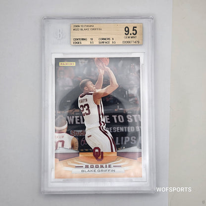 2009-10 Panini Blake Griffin Rookie #322 OU Sooners BGS 9.5