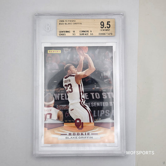 2009-10 Panini Blake Griffin Rookie #322 OU Sooners BGS 9.5
