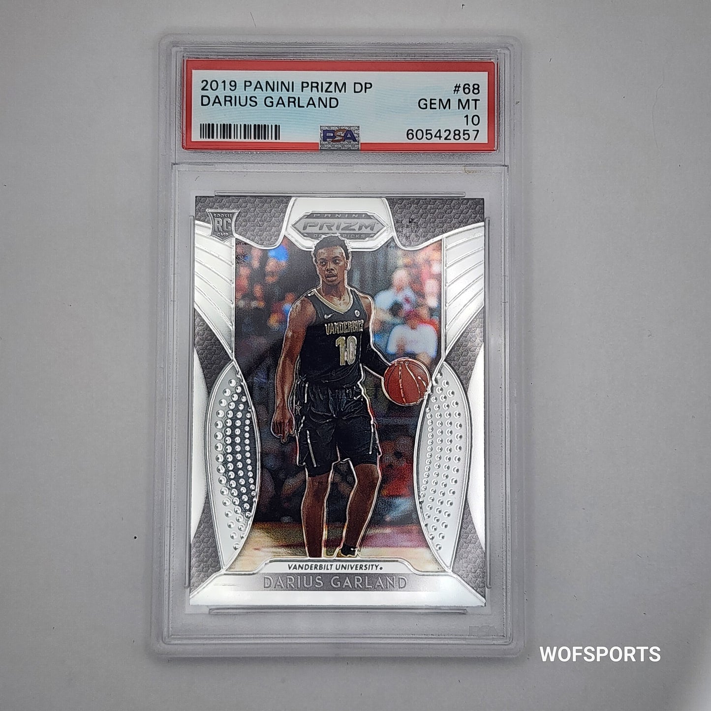 2019 Panini Prizm Draft Picks Darius Garland RC #68 Cleveland Cavaliers PSA 10