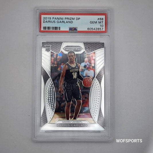 2019 Panini Prizm Draft Picks Darius Garland RC #68 Cleveland Cavaliers PSA 10