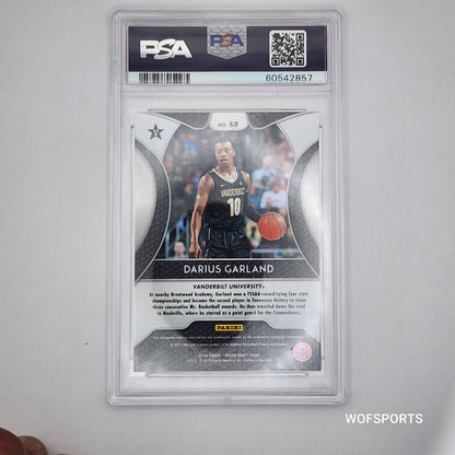 2019 Panini Prizm Draft Picks Darius Garland RC #68 Cleveland Cavaliers PSA 10