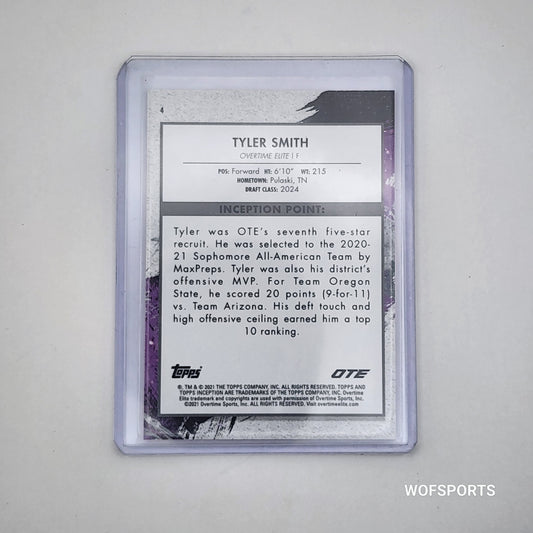 2021 Topps Inception Pink Rookie 33/99 Tyler Smith #4
