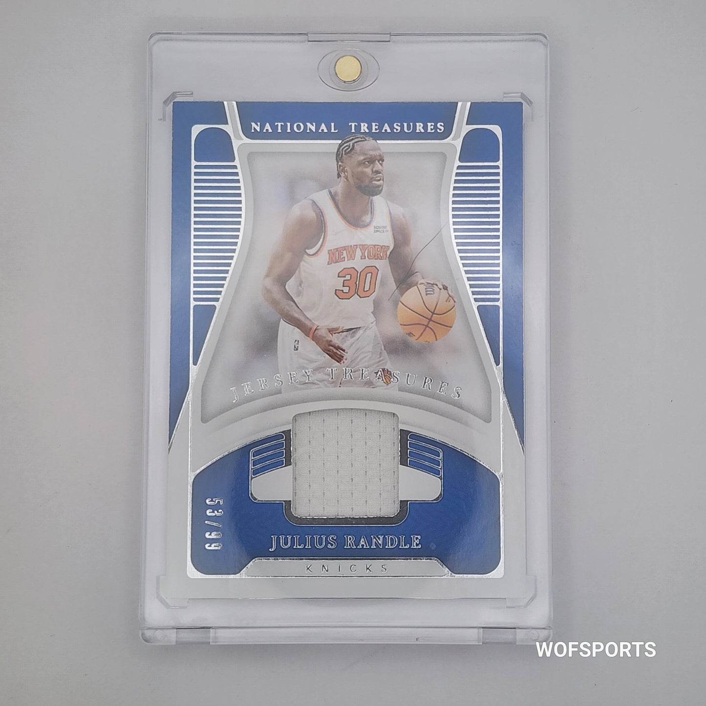 2021-22 Panini National Jersey Treasures 53/99 Julius Randle #JT-JRD NY KNICKS