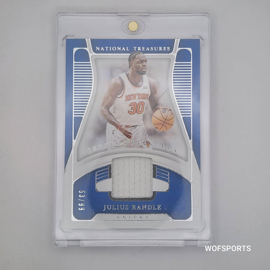 2021-22 Panini National Jersey Treasures 53/99 Julius Randle #JT-JRD NY KNICKS
