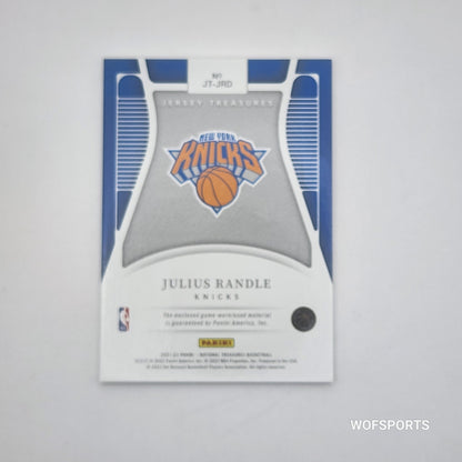 2021-22 Panini National Jersey Treasures 53/99 Julius Randle #JT-JRD NY KNICKS