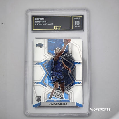 2021-22 Mosaic Debut Rookie Franz Wagner #287 GMA 10 Gem Mint