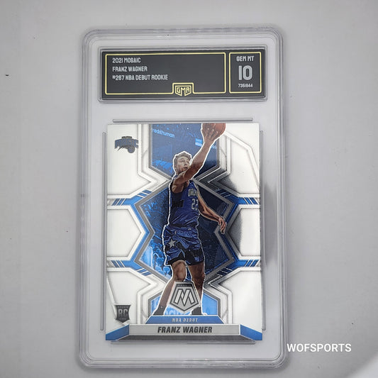 2021-22 Mosaic Debut Rookie Franz Wagner #287 GMA 10 Gem Mint