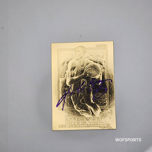 Kobe Bryant 1996-97 Skybox Ex-2000 Rookie Auto Purple Signature 23K Gold