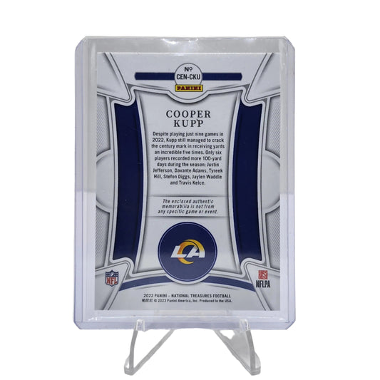 2022 Panini National Century Materials 80/99 Cooper Kupp #CEN-CKU Los Angeles Rams