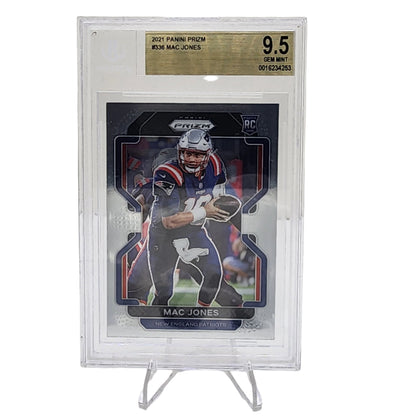 2021 Panini Prizm Mac Jones #336 BGGS 9.5 New England Patriots