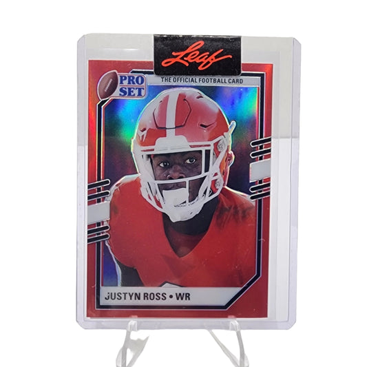 2022 Leaf Pro Set Pre-Production Proof Justyn Ross RC 1/1