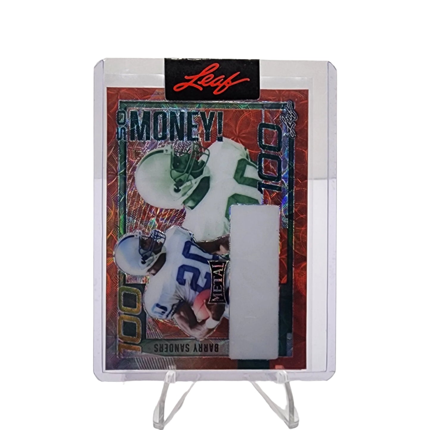 2023 Leaf BARRY SANDERS So Money 1/1 Unsigned Pre Production Proof