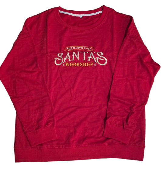 North Pole Christmas Sweatshirt Women Brewing Co Sweatshirts Christmas Spirits Hoodie Christmas Party Sweatshirt