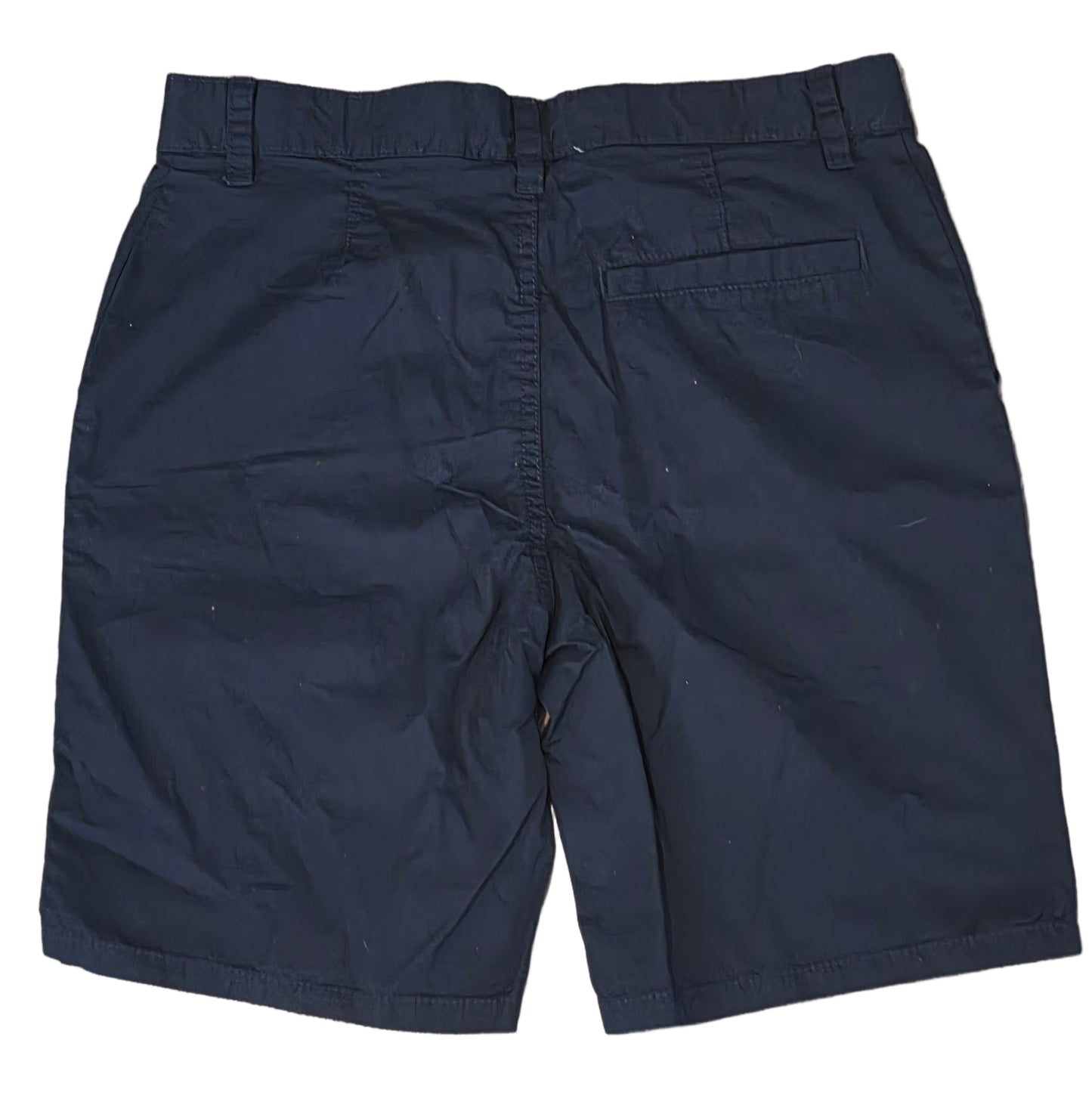 Cat & Jack Boys' Flat Front "At the Knee" Chino Shorts Dark Navy Size 7 & 16 NWT