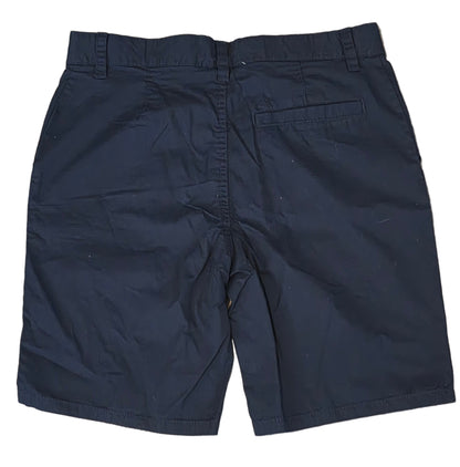 Cat & Jack Boys' Flat Front "At the Knee" Chino Shorts Dark Navy Size 7 & 16 NWT