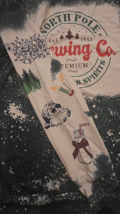 North Pole Brewing Sweater, Christmas Sweatshirt, North Pole Brewing Size M