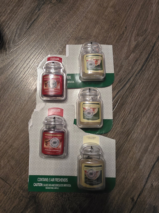 Yankee Candle Car Jar Ultimate Multipack Air Freshener Assorted Scents
