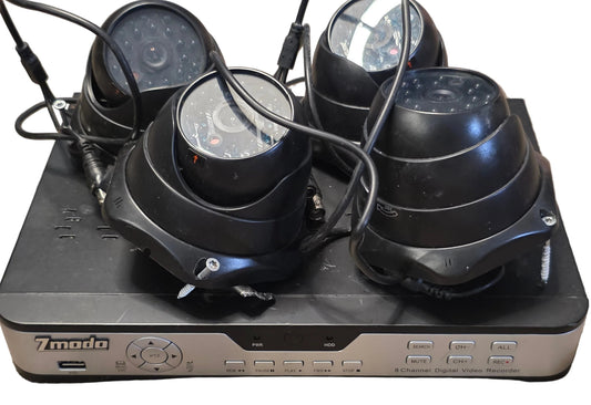 ZMODO Camera Surveillance System Black KDB8-CARZBZ4N