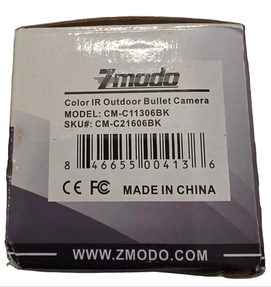 Zmodo Outdoor security and surveillance color camera. Day and night