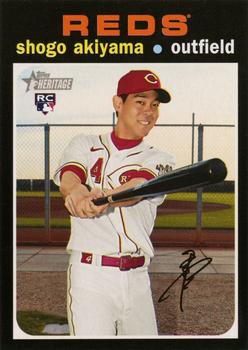 2020 Topps Heritage #527 Shogo Akiyama RC Cincinnati Reds