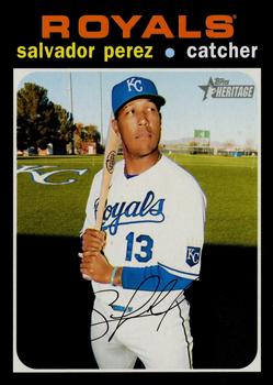 2020 Topps Heritage #559 Salvador Perez Kansas City Royals