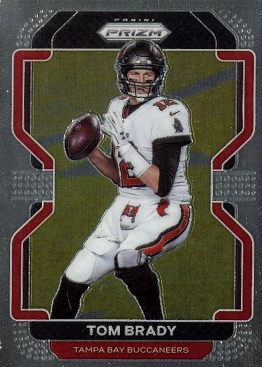 2021 Panini Prizm Silver Prizm Tom Brady #294 Tampa Bay Buccaneers