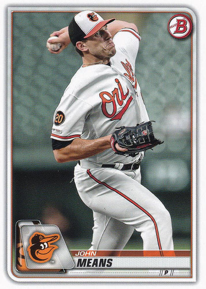 2020 Bowman Baseball Cards #1-48 - Choose Yours