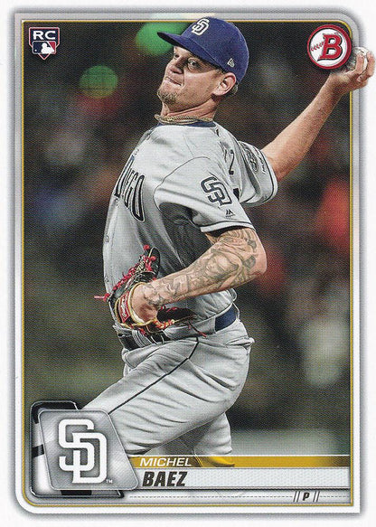 2020 Bowman Baseball Cards #49-99 - Choose Yours