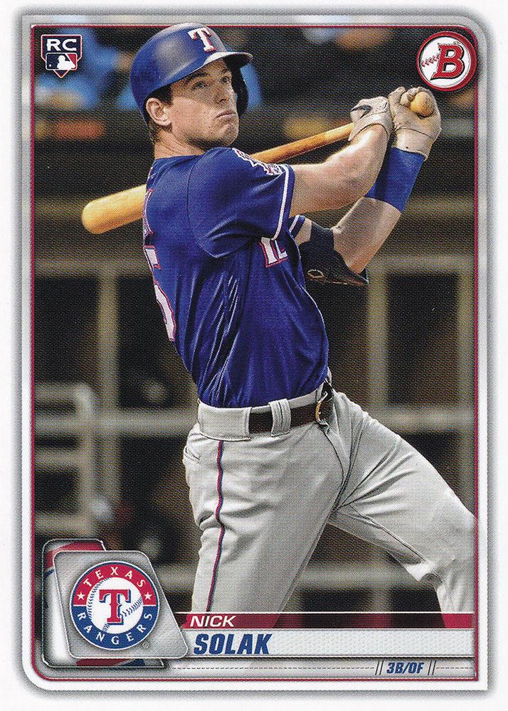 2020 Bowman Baseball Cards #49-99 - Choose Yours