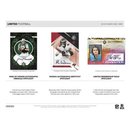 2022 Panini Limited Football Hobby Box