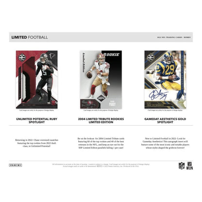 2022 Panini Limited Football Hobby Box