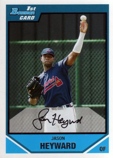 2007 Bowman Draft Picks & Prospects Jason Heyward FBC #BDPP54 Atlanta Braves