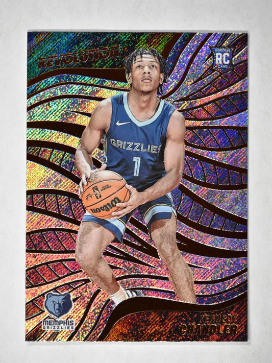 2022-23 Panini Revolution Rookie Kennedy Chandler RC #129 Memphis Grizzlies