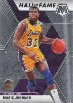 2019-20 Panini Mosaic Silver Magic Johnson #291 Los Angeles Lakers