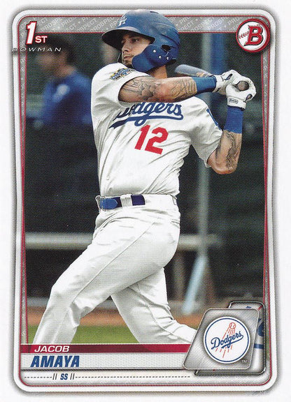2020 Bowman Prospects Baseball  Cards #BP2-BP74 - Choose Yours