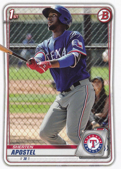 2020 Bowman Prospects Baseball  Cards #BP2-BP74 - Choose Yours