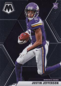 2020 Panini Mosaic Justin Jefferson #209 Rookie RC Base Football Card Vikings